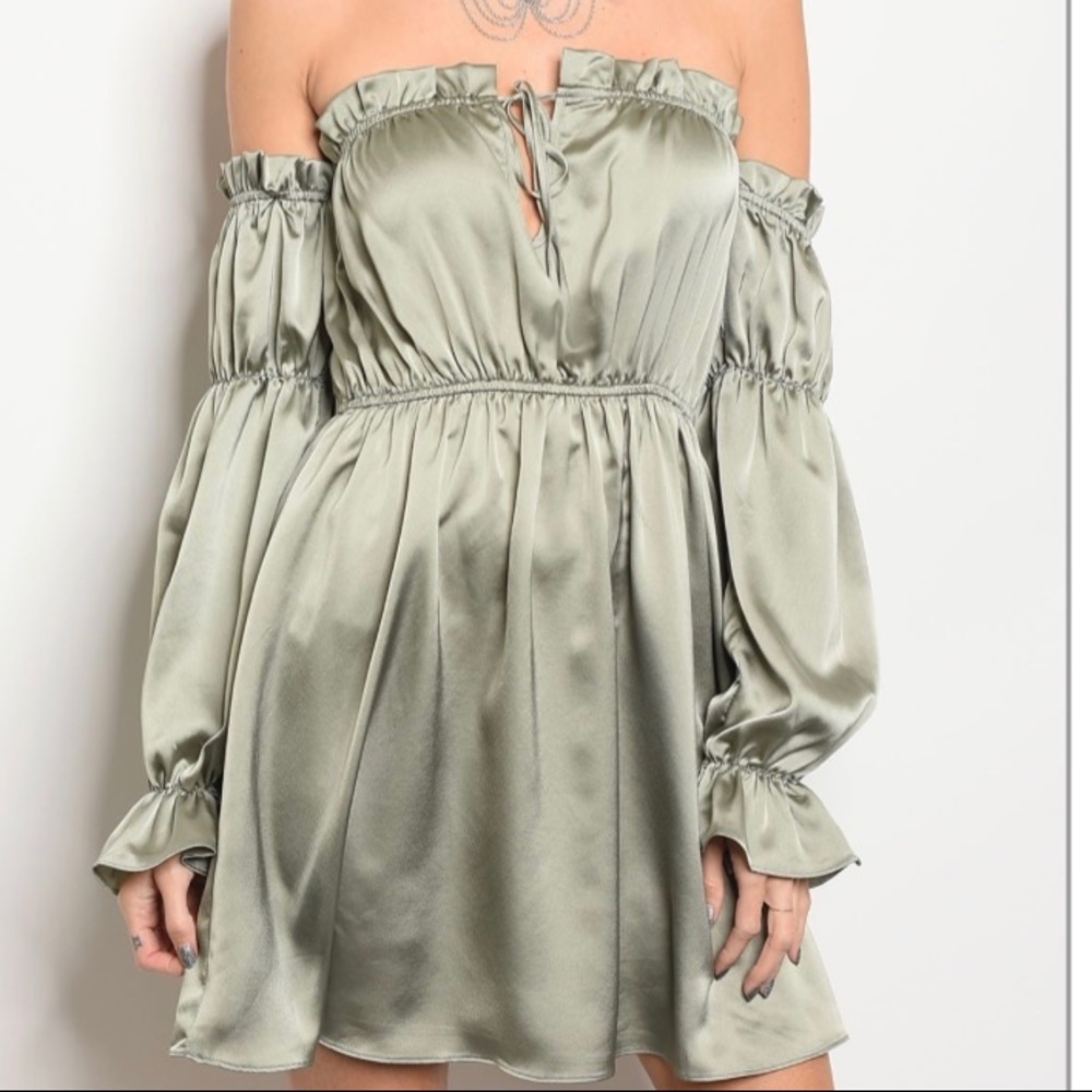 Light Olive Dress
